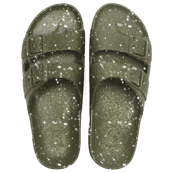 Sandales Cacatoès Carioca Dark Kaki – Élégance Naturelle et Confort