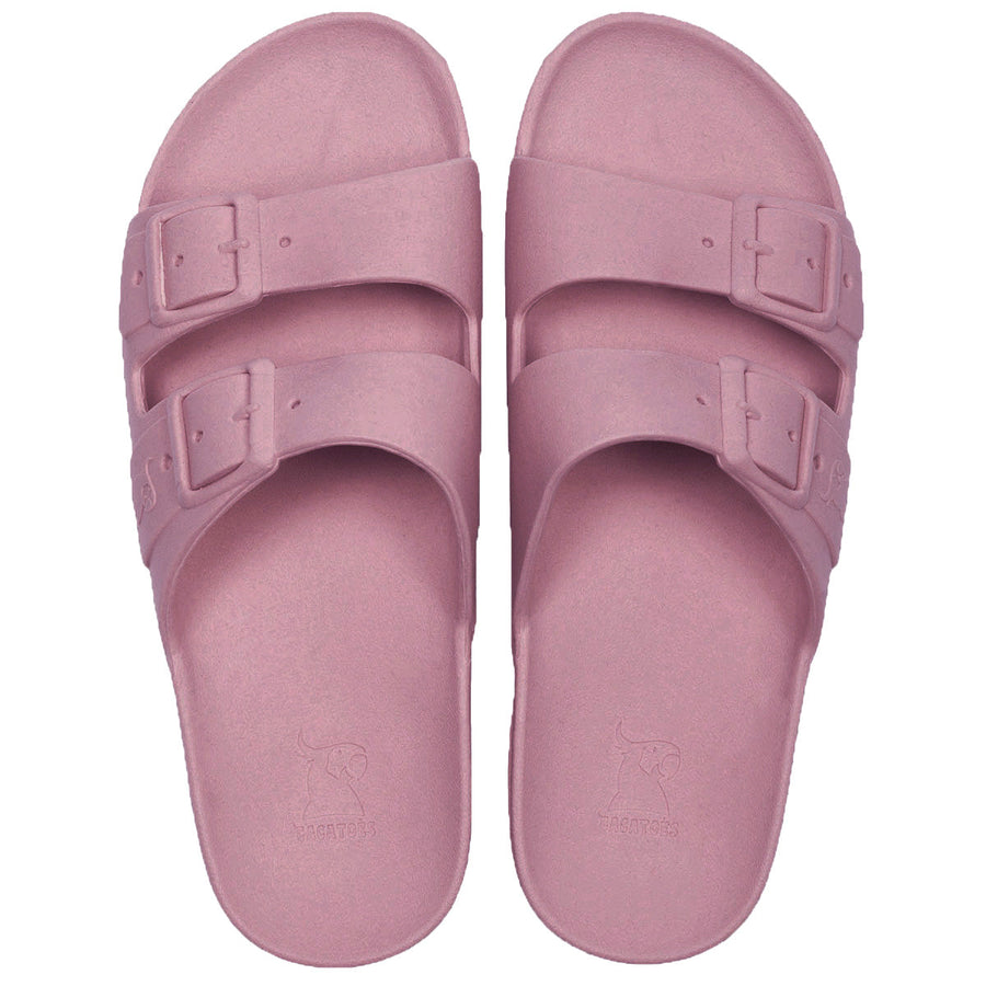 Semelle de sandales Cacatoès modèle Rio de Janeiro Vintage Pink : une semelle élégante en rose vintage, parfaite pour ajouter une touche de douceur et de confort à vos sandales.