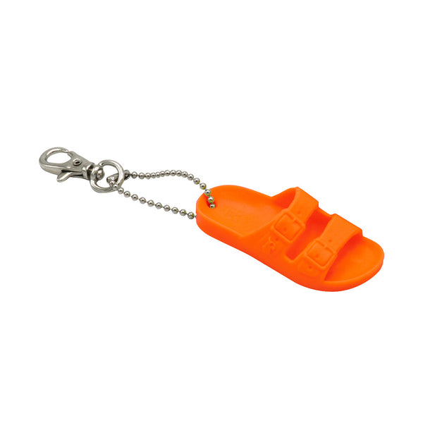 Porte-clés Cacatoès modèle Sinello orange fluo : un accessoire pratique et élégant pour ajouter une touche de style à vos clés avec le design unique de la marque Cacatoès.
