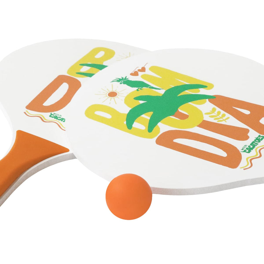 RAQUETTE DE PLAGE - ORANGE